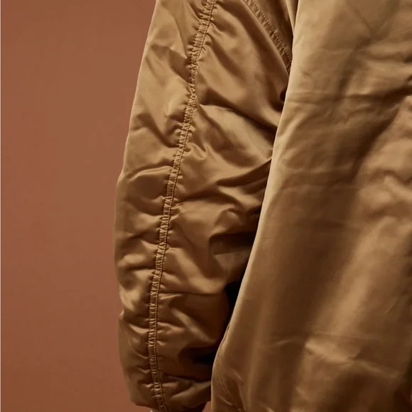 NWT OFFLINE by Aerie Women's Satin Bomber Jacket XS - Picture 6 of 13